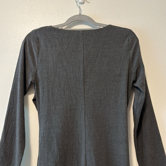 iXOs Malloni Stretch Crepe Cowl Neck Dress Women Small Lagenlook Draping Minimal - Picture 8 of 12